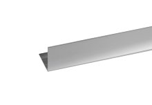 Listeprofil sølv - 15 x 15 mm x 1 m